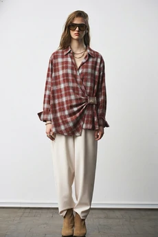 Рубашка 1291 бордовый milmil