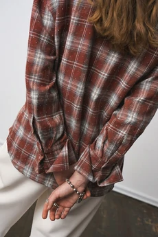 Рубашка 1291 бордовый milmil