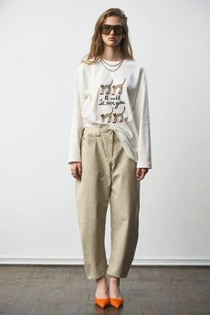 Лонгслив 1292 молоко milmil