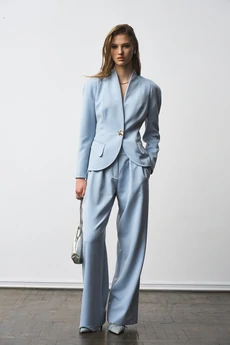 Костюм брючный 1297 голубой milmil