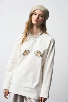 Лонгслив 1300 молоко milmil