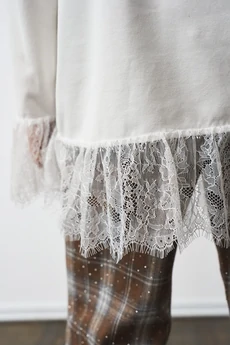 Лонгслив 1305 молоко принт milmil