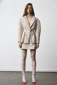 Костюм с юбкой 1307 рогожка milmil