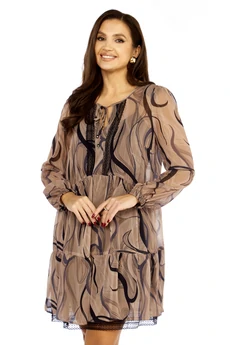 Платье 1035 песочный Milora