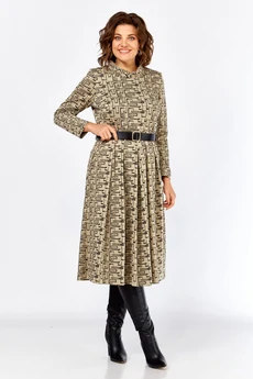 Платье 1164-1 бежевый Milora