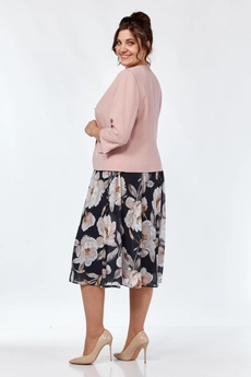 Костюм с платьем 1260 цветы Milora