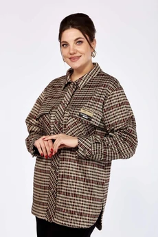 Костюм брючный 1302 шоколадный Milora