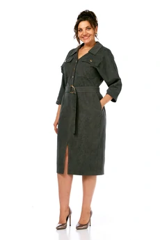 Платье 1377 хаки Milora