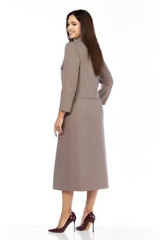 Костюм с юбкой 1382 какао Milora