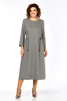 Платье 1399 серый Milora