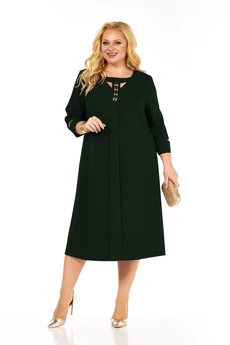 Платье 1408 зеленый Milora