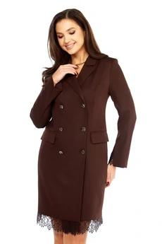 Платье 1413 шоколад Milora