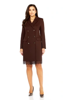 Платье 1413 шоколад Milora