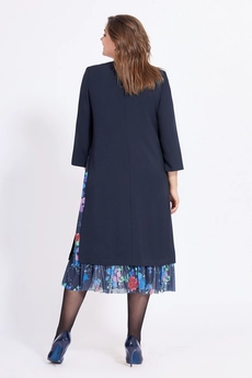 Платье 758 синий Milora