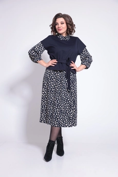 Костюм с платьем 950 синий Milora