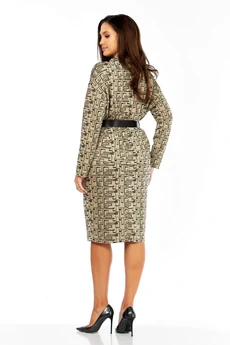 Костюм с юбкой 968-1 бежевый Milora