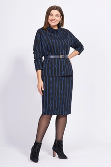 Костюм с юбкой 968 цепи Milora