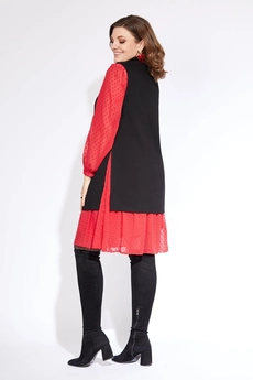 Костюм с платьем 972 красный Milora