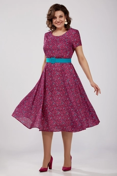 Костюм с платьем 979 голубой Milora