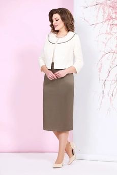 Костюм с платьем 4924 Mira Fashion