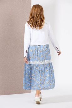 Костюм с платьем 4936-4 Mira Fashion