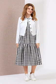 Костюм с платьем 4999 Mira Fashion