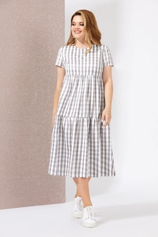 Костюм с платьем 4999-3 Mira Fashion
