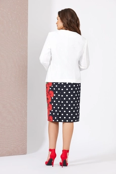 Костюм с платьем 5010 Mira Fashion