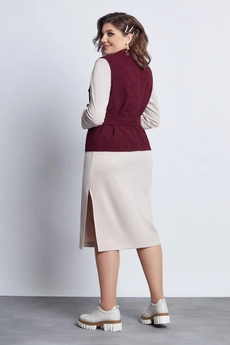 Костюм с платьем 5138 Mira Fashion