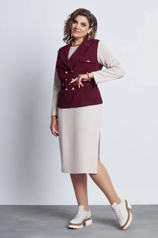 Костюм с платьем 5138 Mira Fashion