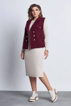 Костюм с платьем 5138 Mira Fashion