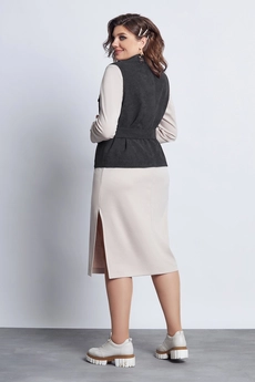 Костюм с платьем 5138-2 Mira Fashion