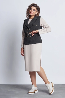 Костюм с платьем 5138-2 Mira Fashion