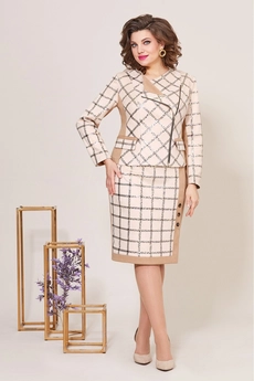 Костюм с юбкой 5203 Mira Fashion