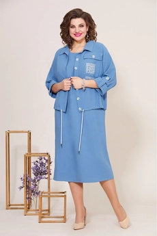 Костюм с платьем 5227 Mira Fashion