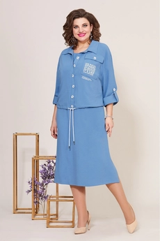 Костюм с платьем 5227 Mira Fashion