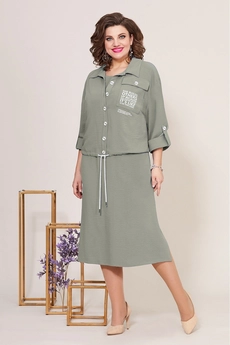 Костюм с платьем 5227-2 Mira Fashion