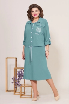 Костюм с платьем 5227-3 Mira Fashion