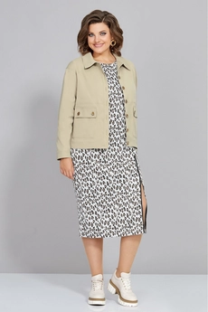 Костюм с платьем 5296-2 Mira Fashion