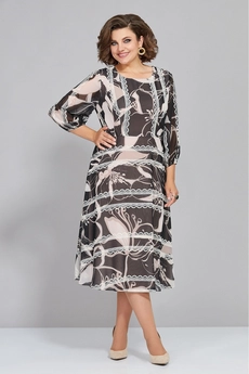 Костюм с платьем 5306 Mira Fashion