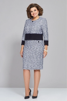 Костюм с платьем 5307 Mira Fashion