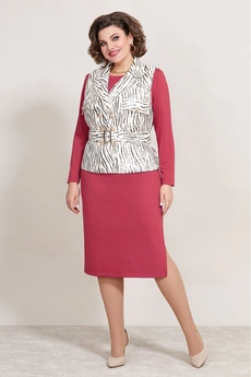 Костюм с платьем 5368-2 Mira Fashion