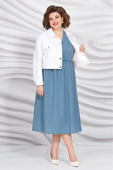 Костюм с платьем 5417-2 Mira Fashion