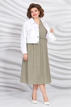 Костюм с платьем 5417-3 Mira Fashion