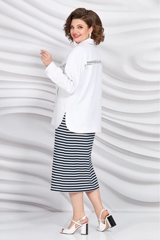 Костюм с платьем 5418 Mira Fashion