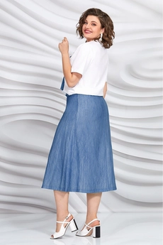 Костюм с юбкой 5423-2 Mira Fashion