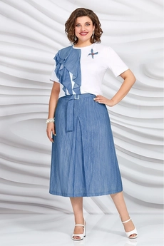 Костюм с юбкой 5423-2 Mira Fashion