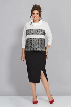 Костюм с юбкой 5457 Mira Fashion