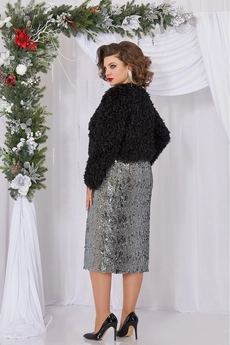 Костюм с платьем 5497 Mira Fashion