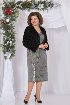 Костюм с платьем 5497 Mira Fashion